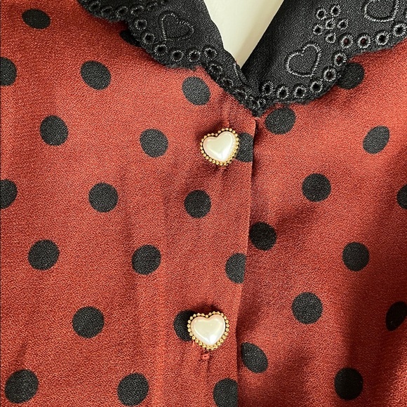 NWT Reformation Galene Polka Dot Dress - Picture 10 of 10